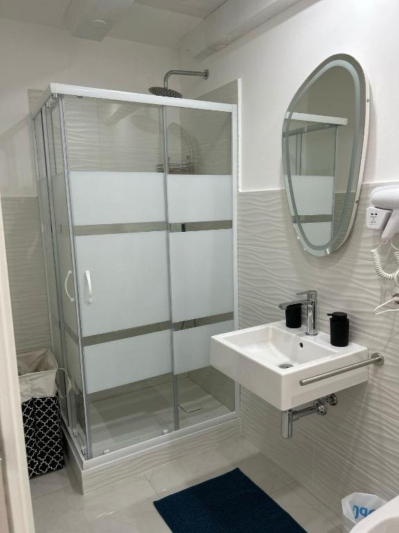 Bagno privato di una camera di B&B Il Sogno